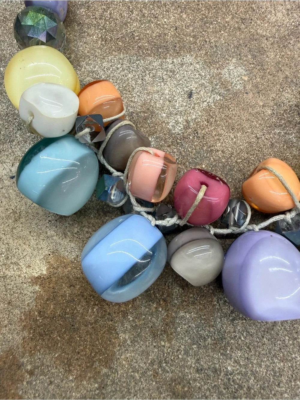 Multicolor Beaded Statement Necklace - Women Jewelry
